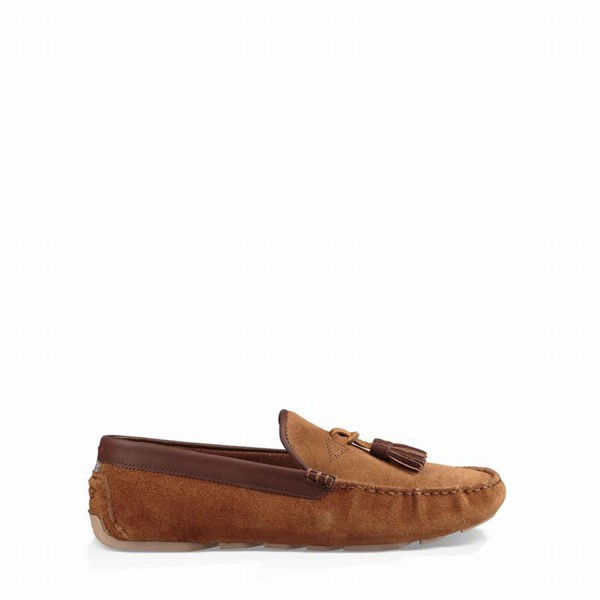 Brown UGG Marris Loafers For Men | UK 00728
